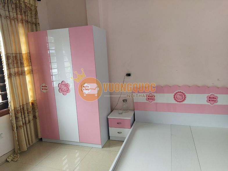 Phòng ngủ công chúa sắc hồng HHM808-5
